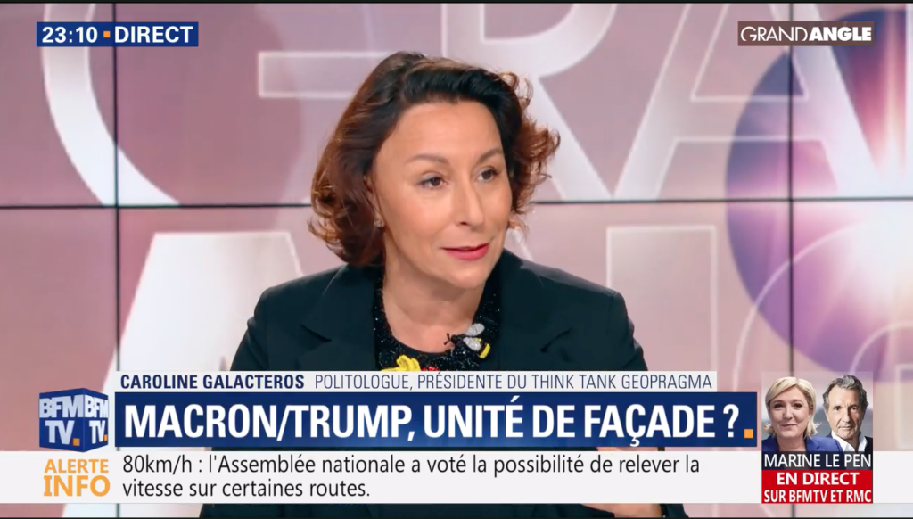 C. Galactéros sur BFM TV le 6 juin : « Macron/Trump, unité de façade ? »