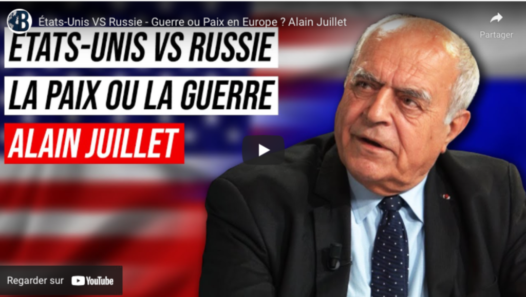 Parole d’expert avec Alain Juillet : États-Unis vs Russie – Guerre ou Paix en Europe ?